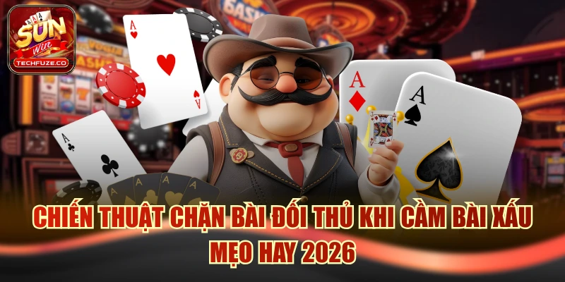 Chiến thuật chặn bài đối thủ khi cầm bài xấu