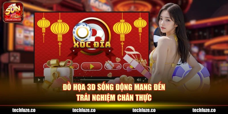 Đồ họa 3D sống động mang đến trải nghiệm chân thực