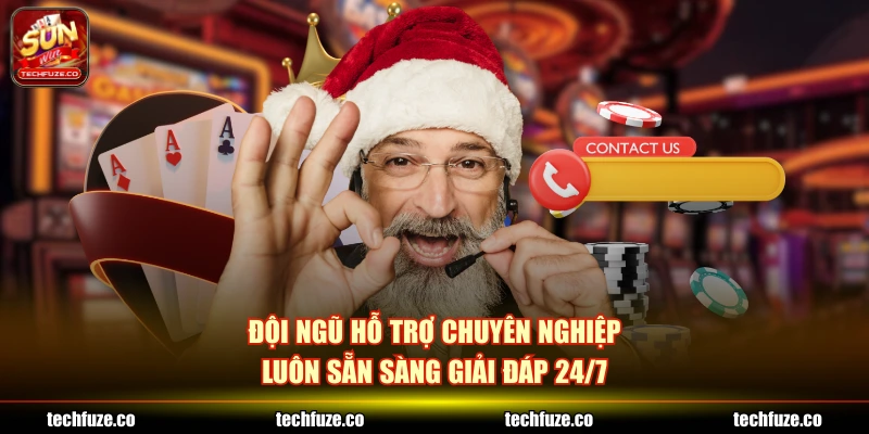 Đội ngũ hỗ trợ chuyên nghiệp luôn sẵn sàng giải đáp 24/7