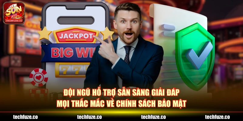Đội ngũ hỗ trợ sẵn sàng giải đáp mọi thắc mắc về chính sách bảo mật