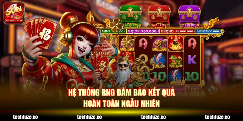 Hệ thống RNG đảm bảo kết quả hoàn toàn ngẫu nhiên