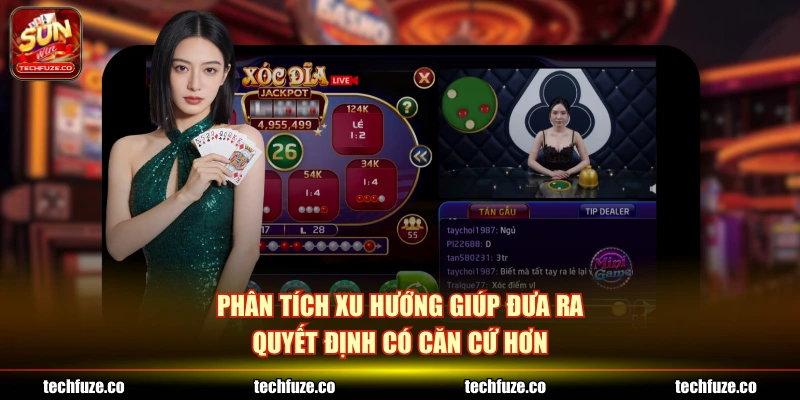 Phân tích xu hướng giúp đưa ra quyết định có căn cứ hơn